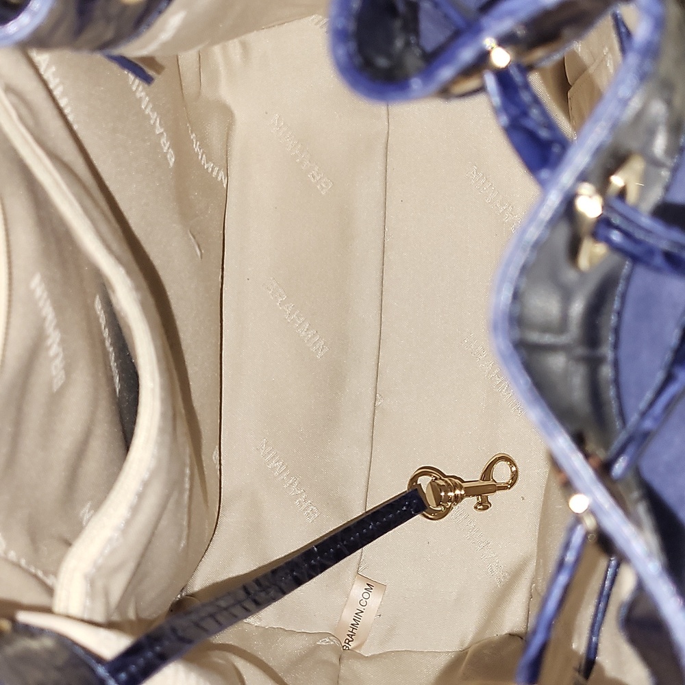 Brahmin Melinda Suede Bucket Bag - Picture 12 of 16